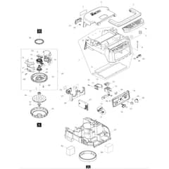 Makita DVC867L - Cordless Vacuum Cleaner - Power Tool 01 Diagram