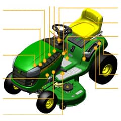 John Deere E110 Tractor - Quick Reference Guide