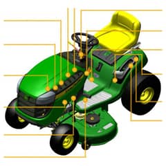 John Deere E130 Tractor - Quick Reference Guide