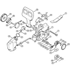 Genuine Stihl E20 / C - Oil pump, Chain brake