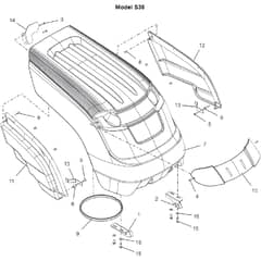 Countax E36 - From 01-05-2017 - 01B Bonnet