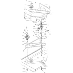 Countax E36 Mulcher - From 01-08-2017 - 03 Pulleys And Belts