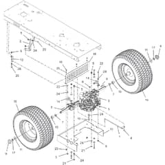 Countax E36 R116 - From 01-05-2017 - 13 Rear Transmisson (R116L E36)