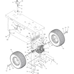 Countax E36 W216K - From 01-05-2017 - 13A Rear Transmission (W216K E36 Mulcher)