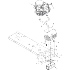 Countax E36 W216K - From 01-05-2017 - 16A Engine Exhaust (W216K E36 Mulcher)