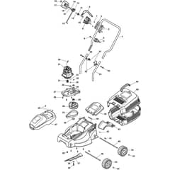 E 300 - Silver - 2014 - 293300068/14 - Castel Garden Rotary Mower Electric Walkbehind Diagram