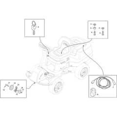 E-PARK 220 - 2018-2021 - 2F5828001/ST1 - Stiga Front Mower Assembly Parts Diagram