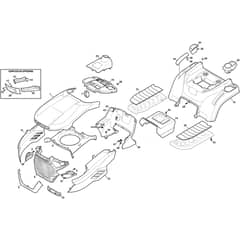 e-Ride C300 - 2021 - 2T2200481/ST1 - Stiga Ride On Mower Bodywork Diagram