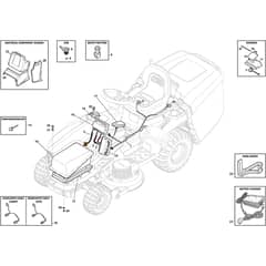 e-Ride C300 - 2021 - 2T2200481/ST1 - Stiga Ride On Mower Electric Parts Diagram