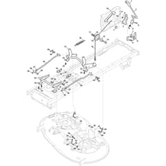 e-Ride S300 - 2021 - 2T0660481/ST1 - Stiga Ride On Mower Cutting Plate Lifting Diagram