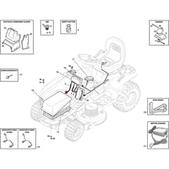 e-Ride S300 - 2021 - 2T0660481/ST1 - Stiga Ride On Mower Electric Parts Diagram