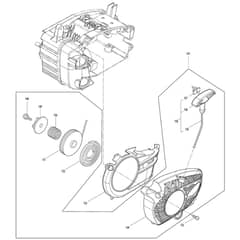 Makita EA3110T - Petrol Chain Saw - Power Tool 05 Diagram