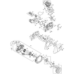 Makita EA3500F - Petrol Chain Saw - Power Tool 02 Diagram