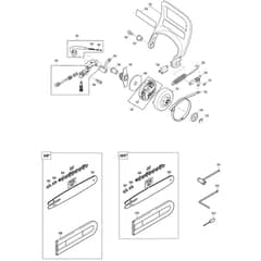 Makita EA3500F - Petrol Chain Saw - Power Tool 04 Diagram