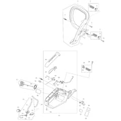 Makita EA3600F - Petrol Chain Saw - Power Tool 01 Diagram