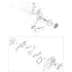 Makita EA3600F - Petrol Chain Saw - Power Tool 04 Diagram
