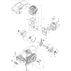 Makita EA5600F - Petrol Chain Saw - Power Tool 05 Diagram