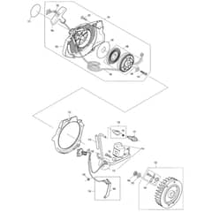 Makita EA7300P - Petrol Chain Saw - Power Tool 04 Diagram