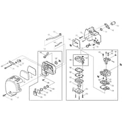 Makita EBH252L - Brush Cutter - Power Tool 04 Diagram