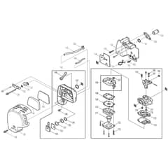 Makita EBH253L - Brush Cutter - Power Tool 04 Diagram