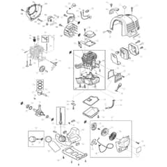 Makita EBH341L - Petrol Brushcutter - Power Tool 03 Diagram
