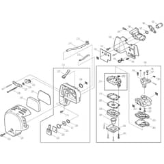 Makita EBH341L - Petrol Brushcutter - Power Tool 04 Diagram