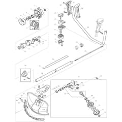Makita EBH341U - Brush Cutter - Power Tool 01 Diagram