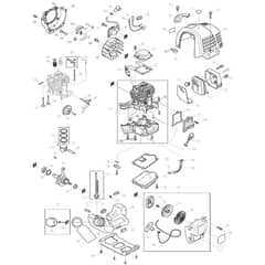 Makita EBH341U - Brush Cutter - Power Tool 03 Diagram