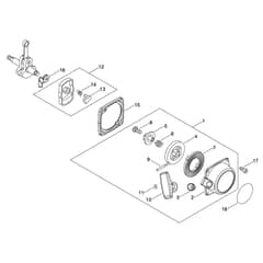 RECOIL STARTER PULLY