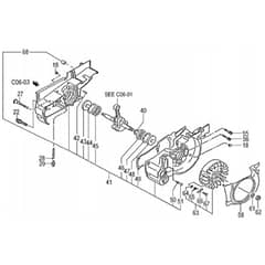 Tanaka ECV-3801 - Crankcase