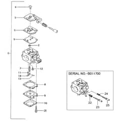 Tanaka ECV-4501 - Carburettor
