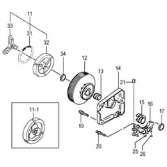 Tanaka ECV-4501 - Clutch Oil Pump