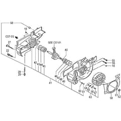 Tanaka ECV-4501 - Crankcase