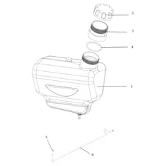 ED 92/16 KH (K1600AVD) - 2019 - Efco Ride On Mower Tank Diagram