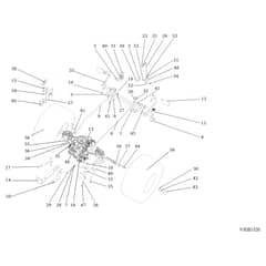 ED 92/16 KH (K1600AVD) - 2021 - Efco Ride On Mower Transmission Diagram