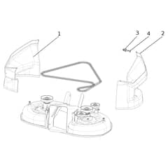ED 92/16 KH (K1600AVD) - 2023 - Efco Ride On Mower Mowing deck 02 Diagram