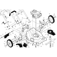 McCulloch EDITION 1-R - 96141016201 - 2008-02 - Frame Parts Diagram