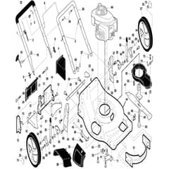 McCulloch EDITION 1XXL - 96141014600 - 2007-08 - Frame Parts Diagram