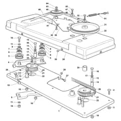 EF 103/16 K - 2019 - Efco Ride On Mower Mowing control Diagram