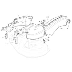 EF 103/16 K - 2020 - Efco Ride On Mower Guards Diagram