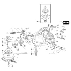 EF 103/ 21 - 2019 - Efco Ride On Mower Transmission Diagram