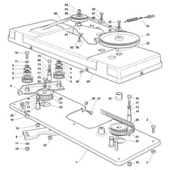 EF 103/22 V - 2019 - Efco Ride On Mower Mowing control Diagram