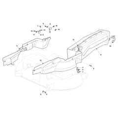 EF 103/22 V - 2020 - Efco Ride On Mower Guards Diagram