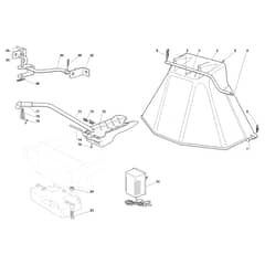 EF 103/22 V - 2020 - Efco Ride On Mower Optional on request Diagram