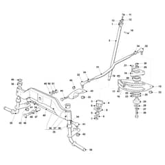 EF 103/22 V - 2020 - Efco Ride On Mower Steering arm Diagram