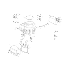 EF 104/19 KV - 2023 - Efco Ride On Mower Engine Diagram