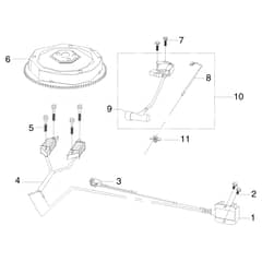 EF 106/16 KH (K1600AVD) - 2015 - Efco Ride On Mower Flywheel Diagram
