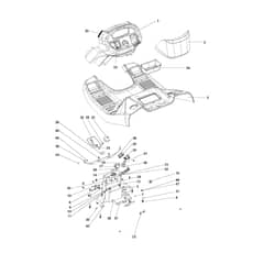 EF 106/16 KH (K1600AVD) - 2016 - Efco Ride On Mower Dashboard Diagram