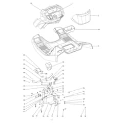 EF 106/16 KH (K1600AVD - EURO5) - 2023 - Efco Ride On Mower Dashboard Diagram