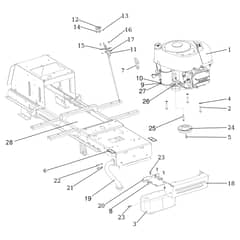 EF 106/16 KH (K1600AVD - EURO5) - 2023 - Efco Ride On Mower Engine Diagram